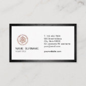 Ohスナップ! グリッターのカメラマンの名刺 名刺 (裏面)