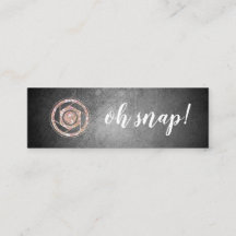 Ohスナップ! グリッターのカメラマンの小型名刺