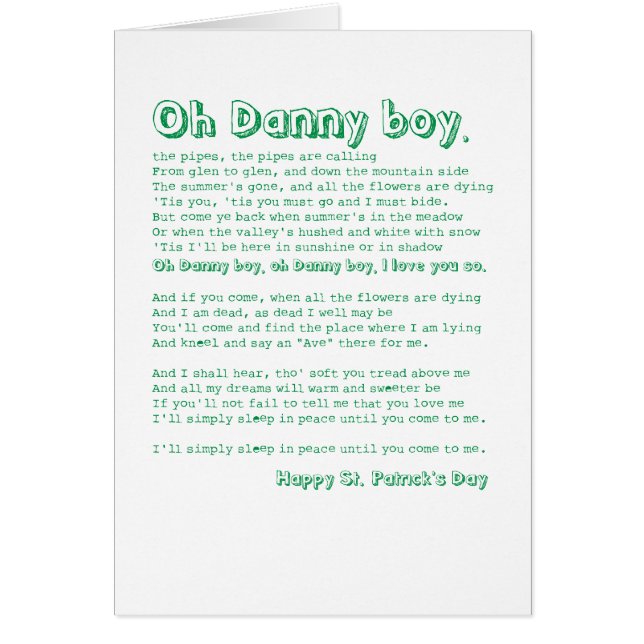 Ohダニーの男の子! (正面)