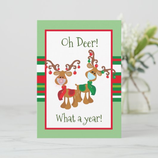 OHディアクリスマストナカイ顔マスク2021 シーズンカード (スタンド正面)