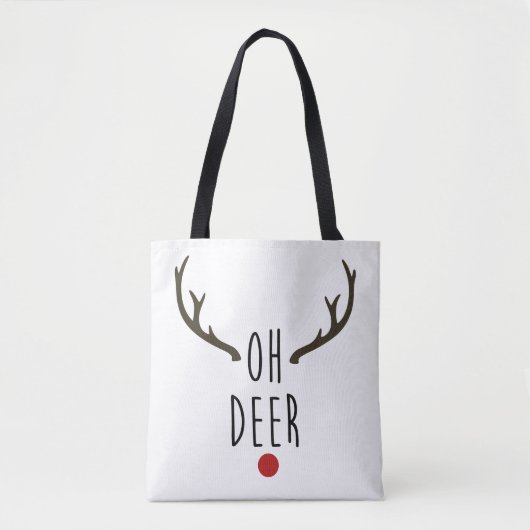 OHディアトナディアクリスマスホリデーフェスティバル トートバッグ (正面)