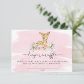 OHディアピンクおむつラッフルチケットエンクロージャカード エンクロージャーカード (スタンド正面)