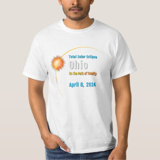 OHトータル太陽のEclipse 2024 Tシャツ