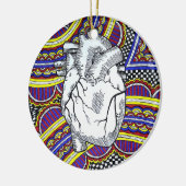 Ohハート セラミックオーナメント (左)