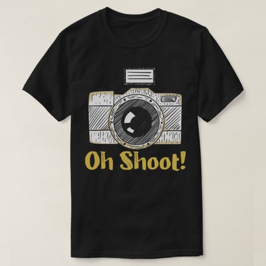 Ohフォトグラファーおもしろいー Tシャツ (デザイン正面)