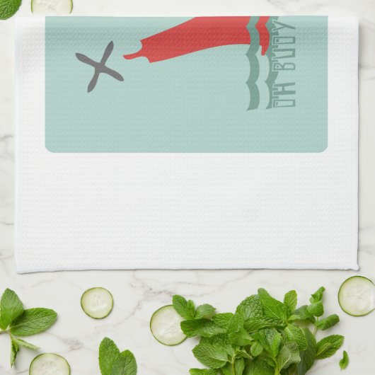 Ohブイ! キッチンタオル (折り畳み)