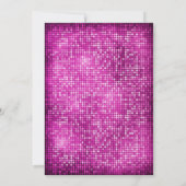 Ohベビーきらめくネオンベビーシャワー招待状 招待状 (裏面)