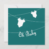 Ohベビーの妊娠の発表 案内状 (正面)