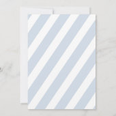 Ohベビーの金ゴールドのグリッターのストライプのベビーシャワーの招待状 招待状 (裏面)