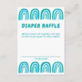 OHベビーシャワースイートブルーレインボーカスタム エンクロージャーカード (正面)