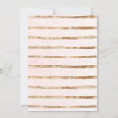 OhベビーシャワーベビーBash花模様 招待状 (裏面)