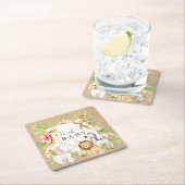 OHベビージャングルスクエア紙コースター スクエアペーパーコースター (インサイチュ)