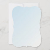 OHベビーテディベア少年用ベビーシャワー招待状 セーブザデート (裏面)