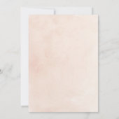 OHベビーピーチフローラベビーシャワー招待状 招待状 (裏面)