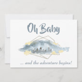 *~* OHベビー山水景色 招待状 (正面)