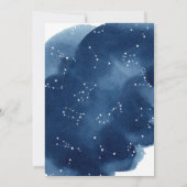 OHベビー招待状ベビーシャワースター水彩 招待状 (裏面)