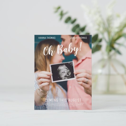 Ohベビー映画ポスター発表 ポストカード (スタンド正面)