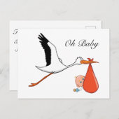 Ohベビー発表予定 ポストカード (正面/裏面)