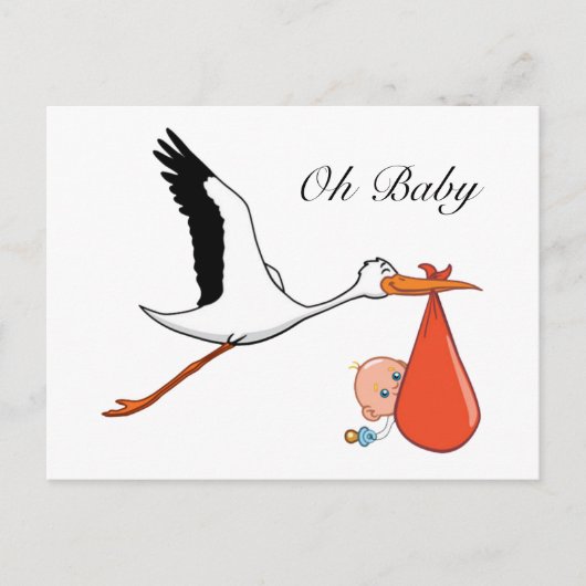 Ohベビー発表予定 ポストカード (正面)