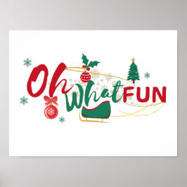 Oh何おもしろい-フェスティバルホリデーポスター ポスター