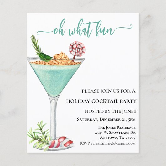 OH何のおもしろいクリスマスカクテルパーティー (正面)