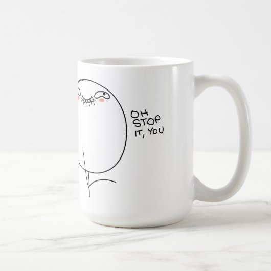 Oh停止それの-マグ コーヒーマグカップ (右)