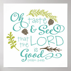 Oh味と見る装飾アートプリント ポスター