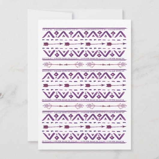 Oh女の赤ちゃんの種族のベビーシャワーの招待状 招待状 (裏面)