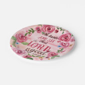 Oh好みはことを主Is Good Psalmの34:8見、 ペーパープレート (アングル)