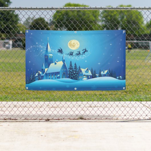 oh少し町Chistmas 横断幕 (インサイチュ)