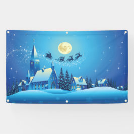 oh少し町Chistmas 横断幕