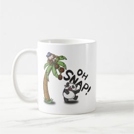 Oh急なパンダ及び猿 コーヒーマグカップ