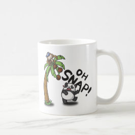 Oh急なパンダ及び猿 コーヒーマグカップ