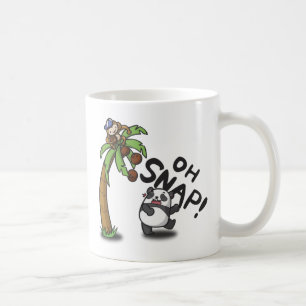 Oh急なパンダ及び猿 コーヒーマグカップ