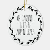 Oh最愛の人は相場師であろう セラミックオーナメント (左)