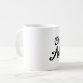 Oh最愛の人は、相場師のマグであろう コーヒーマグカップ (正面左)