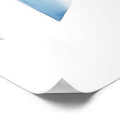 Oh男の子の赤ちゃんシャワーブルーボウへようこそ ポスター (角)