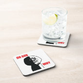 Oh神なぜ- 6つのコルクのコースターのセット コースター (右側)