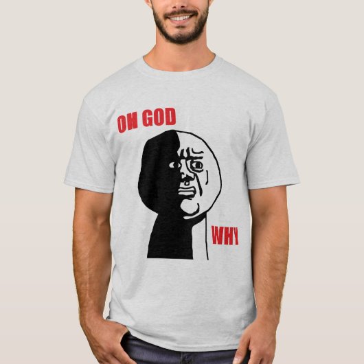 oh神なぜ tシャツ (正面)