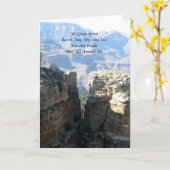 Oh素晴らしい精神Notecard カード (黄色い花)