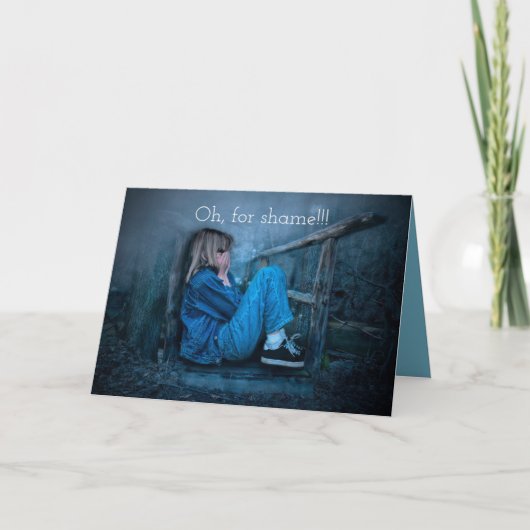 OH羞恥骨付き誕生日カード サンキューカード (正面)