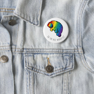 Oh色相マナティーのバッジ 缶バッジ