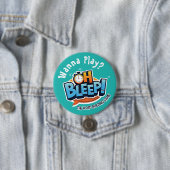 Oh電子音! ターコイズボタン3"を遊びたいと思って下さい 缶バッジ (インサイチュ)