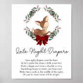 Oh鹿冬の緑の深夜おむつゲーム ポスター (正面)