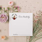 Oh鹿冬の緑の赤ちゃんシャワー時間カプセル ノートカード