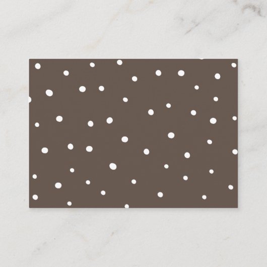 Oh鹿秋赤ちゃんシャワーブックリクエスト エンクロージャーカード (裏面)