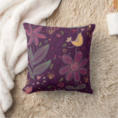 Oh黄色い小鳥 クッション (ブランケット)