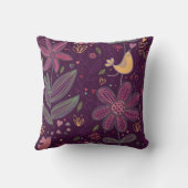 Oh黄色い小鳥 クッション (裏面)