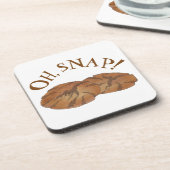 Oh (ジンジャー)スナップアミッシュPAオランダジンジャースナップクッキー コースター (左側)