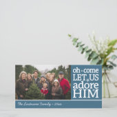Oh 来 Le Us Adore Him - Christian Photo シーズンカード (スタンド正面)